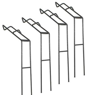 Imagem de Kit 4 Suportes Secretária Espera para Vara de Pesca Super Reforçado Fixo 35cm