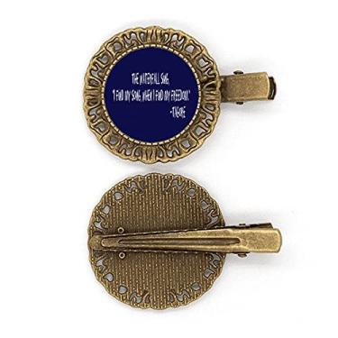 Imagem de Grampo de cabelo Qoutes Healing Sentences Waterfall Freedom Song