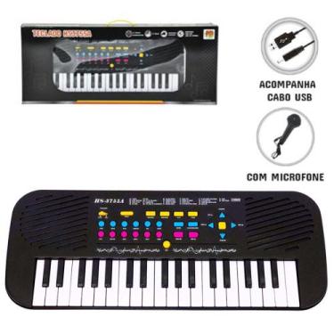Teclado Infantil Musical 32 Teclas Keys Com Microfone Piano em Promoção na  Americanas