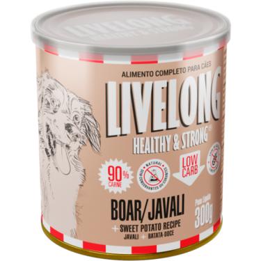 Imagem de Alimento Natural Livelong Javali para Cães - 300 g