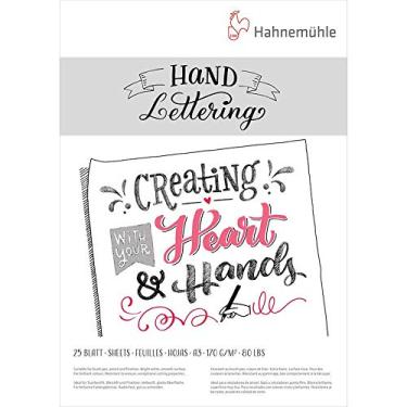 Imagem de Papel para Caligrafia Hahnemühle Hand Lettering A3 170 g/m² 25 folhas