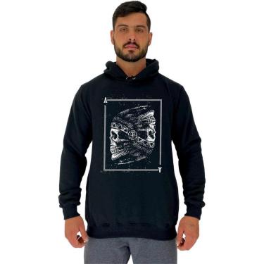 Imagem de Blusa Moletom MXD Conceito Tradicional Com Touca Ás Indígena Masculina-Masculino