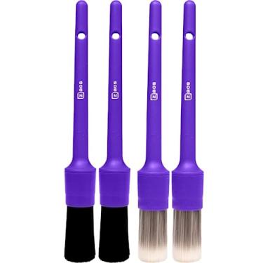 Imagem de 2 pincel Zacs Detalhamento Automotivo Interno + 2 Externo Nº14