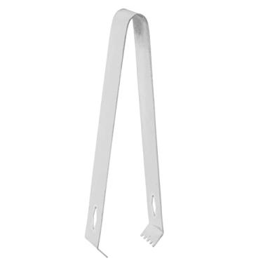 Imagem de OKJHFD Pinças De Gelo, Pinças De Aço Inoxidável Para Açúcar E Gelo, Mini Pinças Para Servir, Pinças Pequenas Para Alimentos, Doces, Pão, Bolo, Cozinha, Festa De Casamento, Balde De Bar(A)