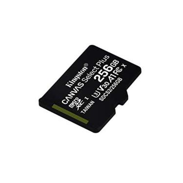 Imagem de Cartão de memória microSDHC de 256 GB de 100 MB/s para leitura A1 Classe 10 UHS-I