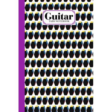 Imagem de Guitar Tab Notebook: Guitar Tab Notebook Hexagons Cover, Blank Guitar Tab Manuscript Paper, 120 Pages - Size 6" x 9" by Valerie Fitzgerald