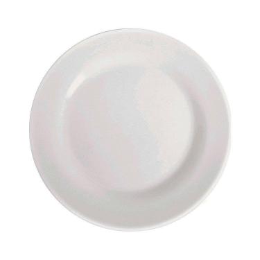 Imagem de Conjunto de Pratos Sobremesa Nadir Vidro Branco Opaline Menu 24 peças