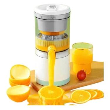 Imagem de Espremedor Elétrico USB Portátil para Sucos Frescos de Polpa Limões, Laranjas e Mais!
