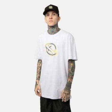 Imagem de Camiseta Lost Saturn Blur - Branca-Masculino