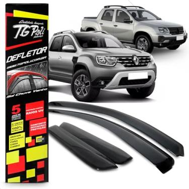 Imagem de Calha Chuva Defletor Slim Oroch 2015 2016 2017 2018 2019 2020 2021 2022 2023 Fumê 100% Acrílico