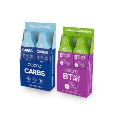 Imagem de Combo Dobro Carbs Gel + BT Nitrato Gel (Carbs Neutro Fresh + Limão e Gengibre)