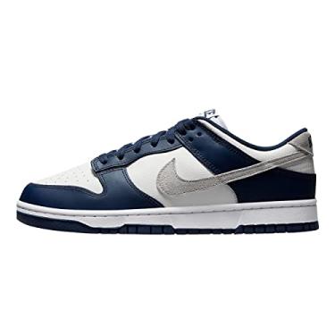 Imagem de Nike Dunk Low Tênis masculino, Azul-marinho/cinza-claro, 45