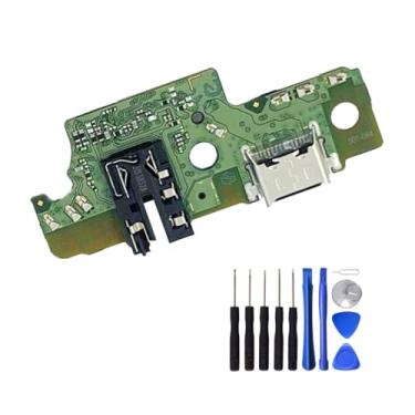 Imagem de UPONEW Para Samsung Galaxy A14 5G A146P Porta de carregamento USB Dock Connector Board Flex Peça de substituição com ferramenta de abertura (11 peças)