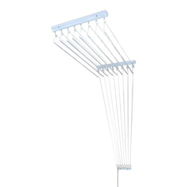 Imagem de Varal de Teto Individual 10 Varetas Branco 120cm