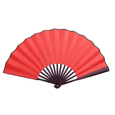 Imagem de Ventilador Dobrável de Estilo Clássico de Mão Dobrável de 10 Polegadas, Ventilador Dobrável Decorativo de Madeira Maciça, Ventilador de Decoração de Casamento, Ventiladores