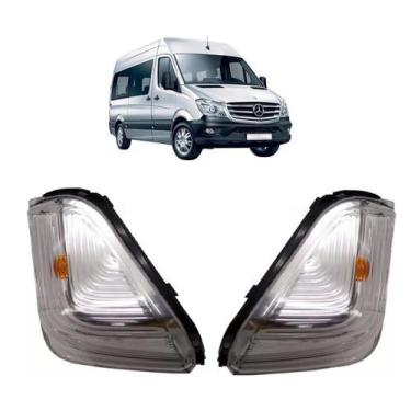 Imagem de Par Pisca Seta Retrovisor Mercedes Sprinter Com Lâmpada - Hella