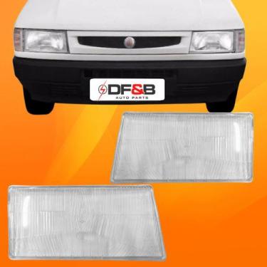 Imagem de Par Lente Farol Uno 91 92 93 94 95 96 97 98 99 00 01 02 03 - JCV, Lado