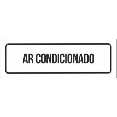 Imagem de Placa Sinalização - Setor Ar Condicionado-23X9 - Sinalizo