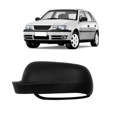 Imagem de Capa Retrovisor VW Gol 2000 01 02 Lado Esquerdo Preta - Blawer