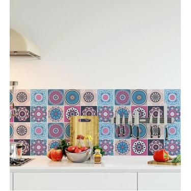 Imagem de Azulejo Hidráulico Indiano 1 Metro - PAPEL E PAREDE ADESIVOS