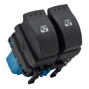 Imagem de Botão Duplo Vidro Elétrico Duster Logan Sandero 2007 a 2014 - Mvb