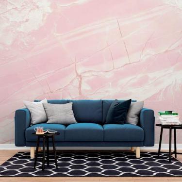 Imagem de Papel de Parede Painel 3D Mármore Rosa Carrara 2,5M Auto Colante Laváv