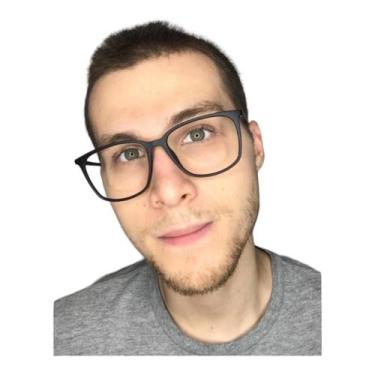 Imagem de Armação Óculos de Grau Masculino Quadrada Air Preta - Palas Eyewear