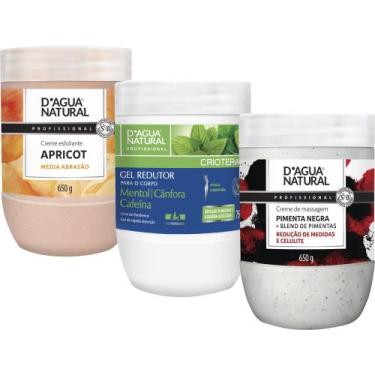 Imagem de Kit creme pimenta negra + esfoliante media + gel redutor - Lilabella