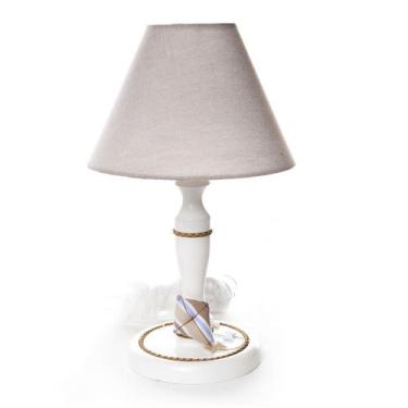 Imagem de Abajur Madeira Pipa Quarto Bebê Infantil Menino - Potinho de mel