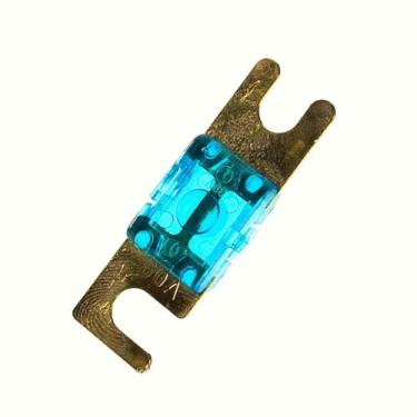 Imagem de Kit 10 Unidades Fusíveis Lâmina Faca Midi Banhado a Ouro Modelo Anl Fa