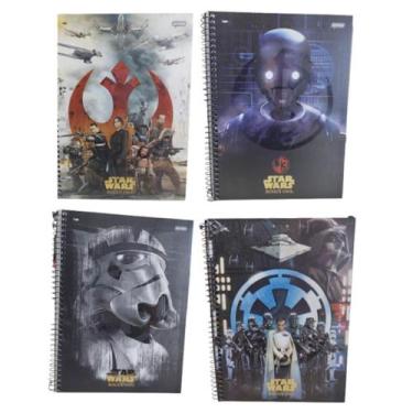 Imagem de Caderno Universitário Espiral 96 Folha 200mmx275mm Star Wars - Jandaia