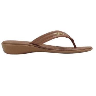 Imagem de Tamanco Feminino Beira Rio Conforto com Bordado Elegante, 36, Nude