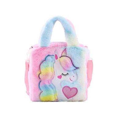 Imagem de Lancheira Bolsa Térmica Infantil Unicórnio Com Alça De Ombro Escolar -