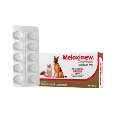 Imagem de Anti-inflamatório Meloxinew 10 Comprimidos Vetnil para Cães e Gatos - 