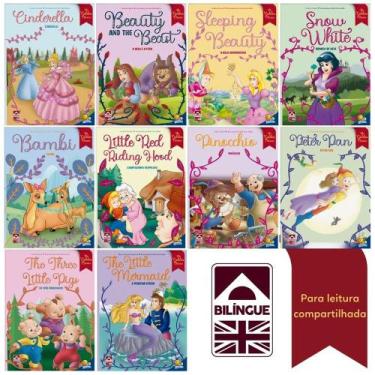 Imagem de Kit 10 Livros Contos Clássicos Encantados Bilíngue Inglês/Po - Todo Li
