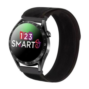 Imagem de Pulseira de Nylon Nova para GT2 46mm e GT3 46mm - Preto - 123Smart