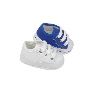 Imagem de Kit Com 2 Pares Sapatinho De Bebê Para Recém Nascido Direto Da Fabrica