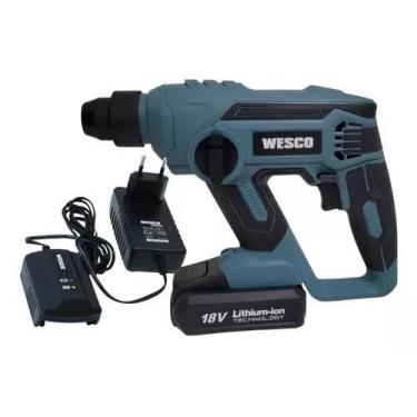 Imagem de Martelete A Bateria 18v 2ah Rotativo Perfurador Ws2990 Wesco