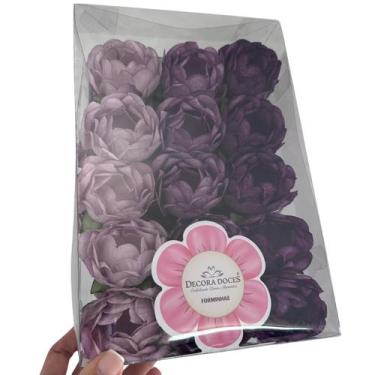 Imagem de Forminha Docinhos Doces Finos Bela Trio Rosa Matte 30 Un Decora Doces 