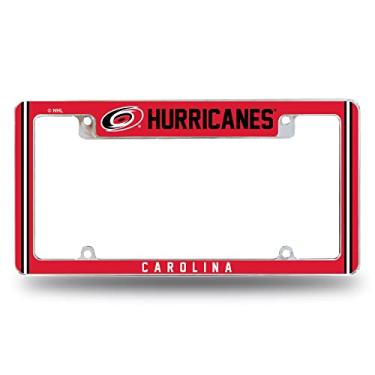 Imagem de Rico Industries Moldura de placa automotiva NHL Carolina Hurricanes Classic 30,48 cm x 15,24 cm para carro/caminhão/SUV