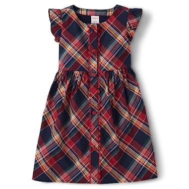 Imagem de Gymboree, e vestido infantil de manga esvoaçante, Xadrez vermelho, 6