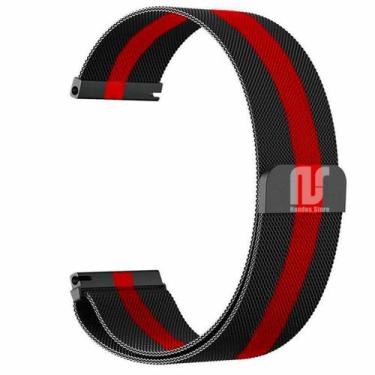 Imagem de Pulseiras premium Nsmart em aço inoxidável  Compatíveis com  Amazfit  