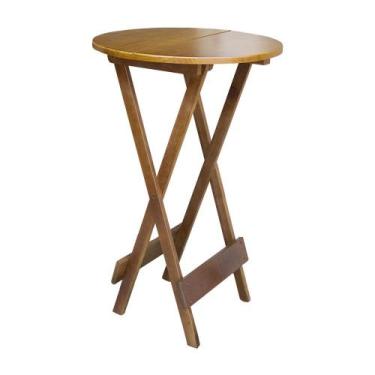 Imagem de Mesa de Madeira Bistrô Dobravel Ideal para Bar e Restaurante Mel - Móv