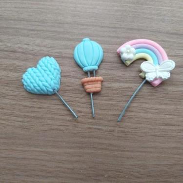 Imagem de Caixa Enfeite de Chimarrão - Arco Iris / Balão / Coração - Chima Flori