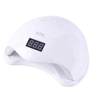 Imagem de Cabine para Unhas Gel Sun5 Led Uv 48w Digital Sensor Forno Estufa  .