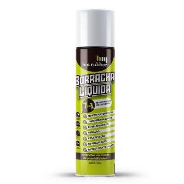 Imagem de Borracha Líquida Spray 7 Em 1 Hm Hubber 400ml - HM Rubber, Branco