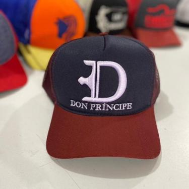 Imagem de Boné lindos bordados cores bem combinativas. - Passo de Couro