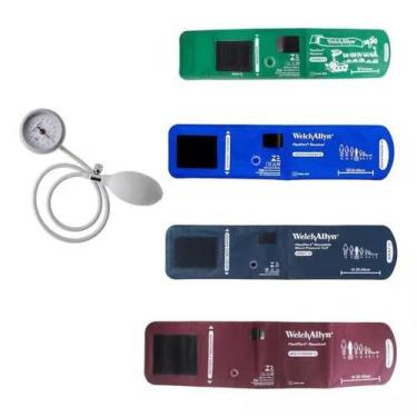 Imagem de Kit Esfigmomanômetro Welch Allyn + Braçadeira 9, 10, 11 E 12