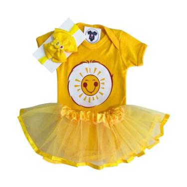 Imagem de Body Bebe - Ursinhos Carinhosos  + Tutu + Laço -  Mesversario - RL, Am