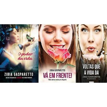 Imagem de KIT 3 LIVROS Zibia Gasparetto O Poder da Vida + Vá em Frente + Voltas 
